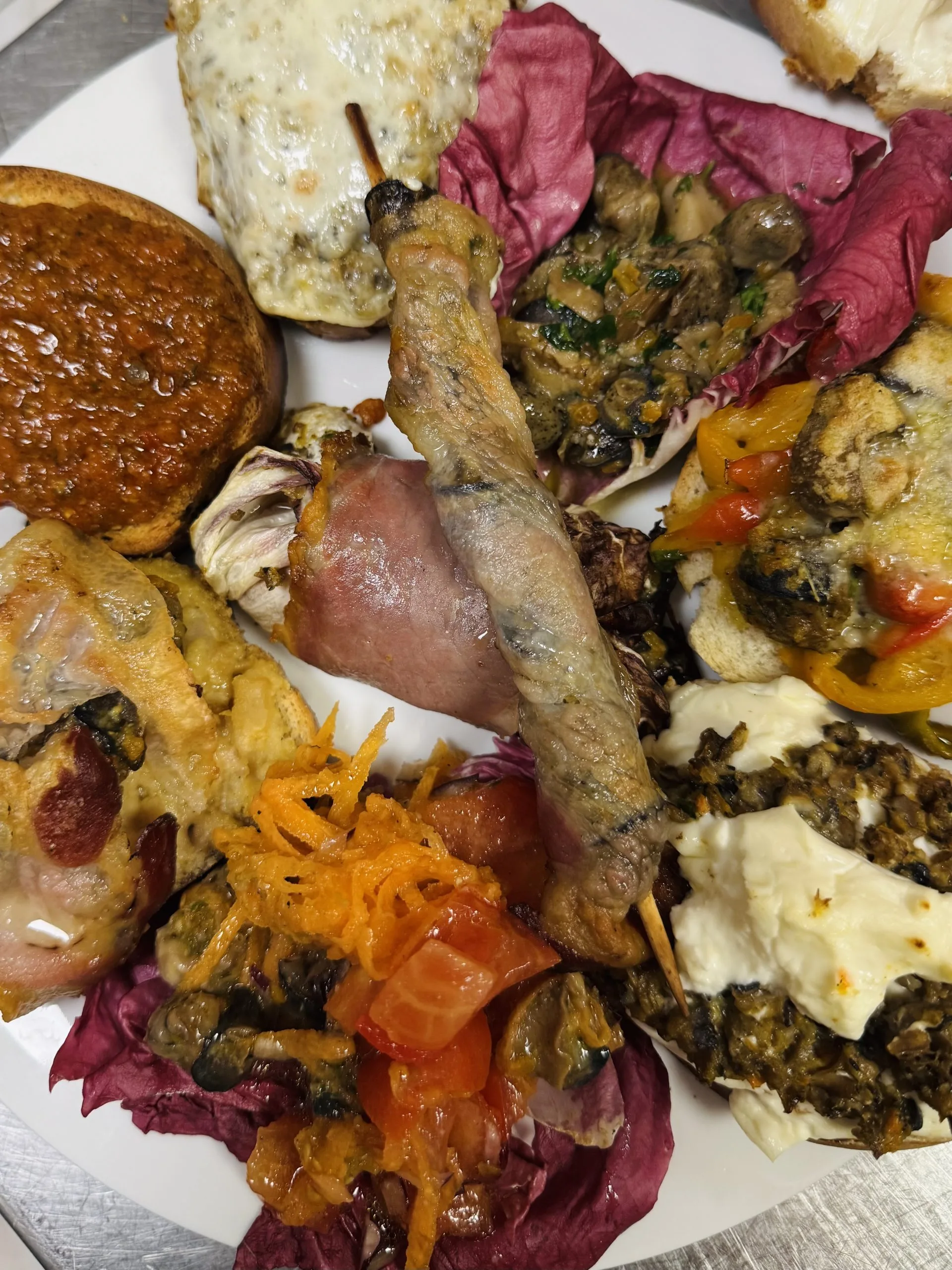 Antipasto misto a base di lumache alla Lumaca d'Oro, Cantalupo